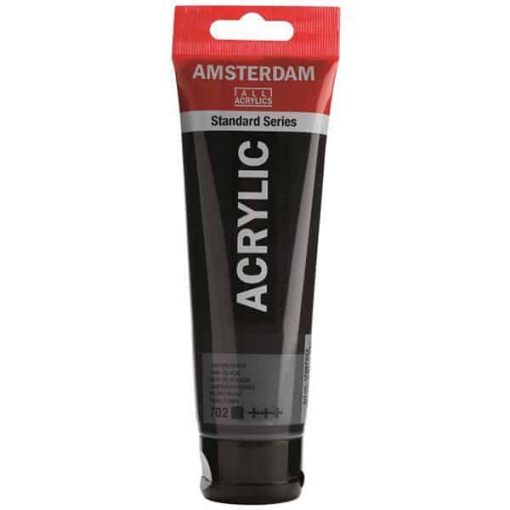 Talens amsterdam ακρυλικό χρώμα 702 lamp black  120ml