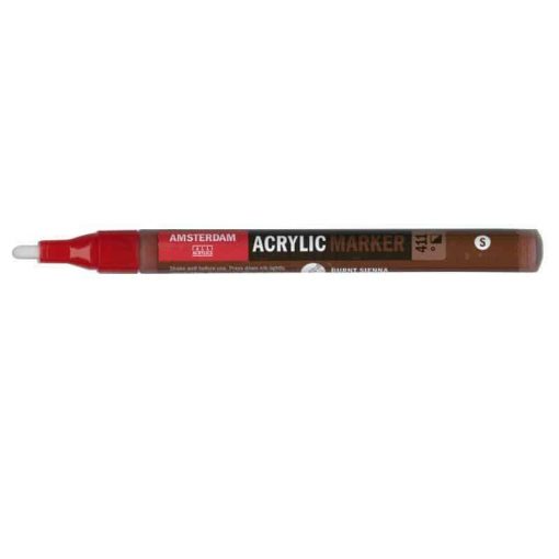 Talens amsterdam marker 411 burnt sienna small