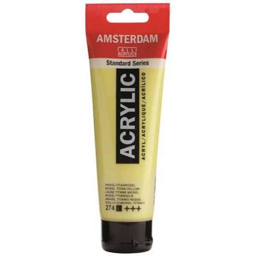 Talens amsterdam ακρυλικό χρώμα 274 nick.titan.yellow 120ml