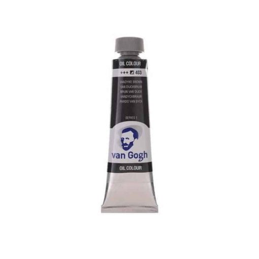 Talens van gogh χρώματα λαδιού 60ml (403-Vandyke brown)