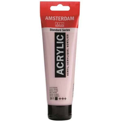 Talens amsterdam ακρυλικό χρώμα 361 light rose 120ml