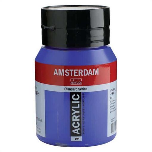 Talens amsterdam ακρυλικό χρώμα 504 ultramarine 500ml