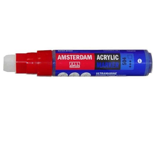 Talens amsterdam marker 504 ultramarine large