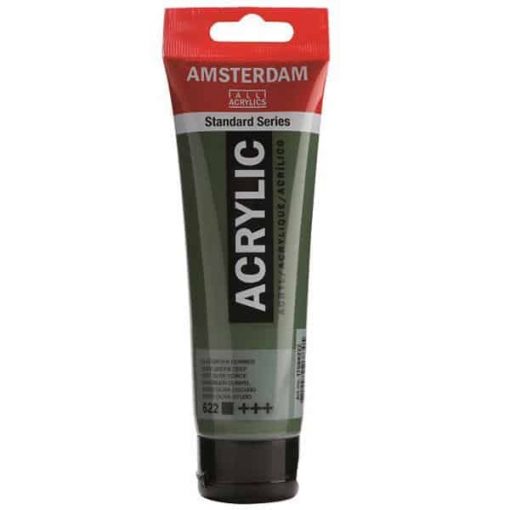 Talens amsterdam ακρυλικό χρώμα 622 olive green D 120ml