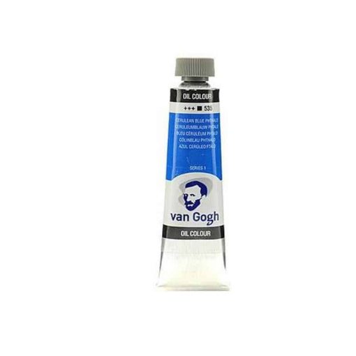 Talens van gogh χρώμα λαδιού 535 cerulean blue 20ml