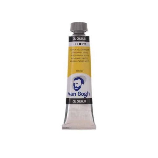 Talens van gogh χρώμα λαδιού 271 cadmium yellow medium 20ml