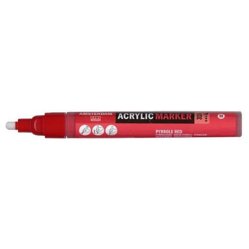 Talens amsterdam marker 315 pyrrole red medium