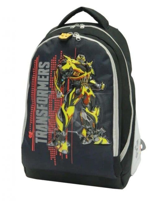 Bagtrotter τσάντα δημοτικού πλάτης Transformers με 2 θήκες 46x35x20εκ.