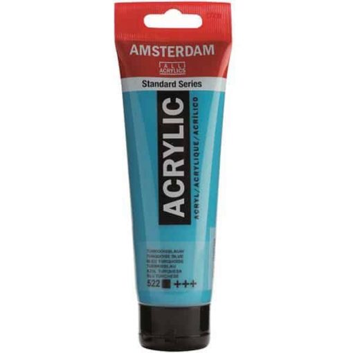 Talens amsterdam ακρυλικό χρώμα 522 turquoise blue 120ml