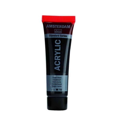 Talens amsterdam ακρυλικό χρώμα 735 oxide black 120ml