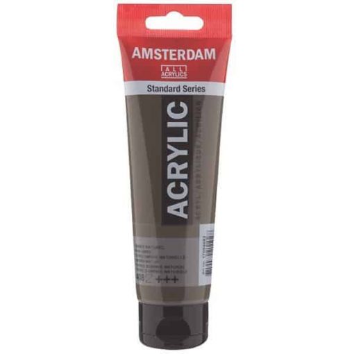 Talens amsterdam ακρυλικό χρώμα 408 raw umber 120ml