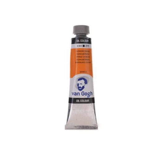 Talens van gogh χρώματα λαδιού 60ml (211-Cadmium orange)