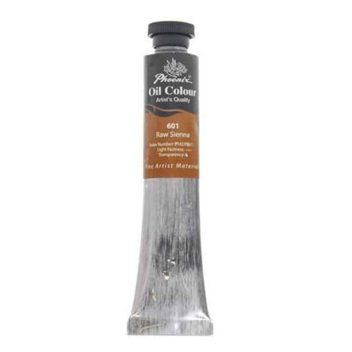 Phoenix χρώμα λαδιού 601 raw sienna, σωληνάριο 50ml