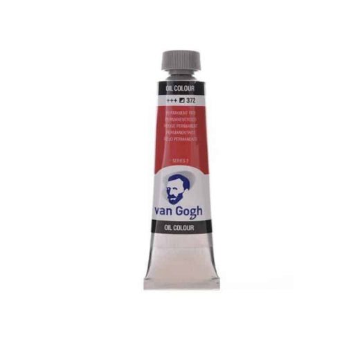 Talens van gogh χρώματα λαδιού 60ml (372-Permanent red)