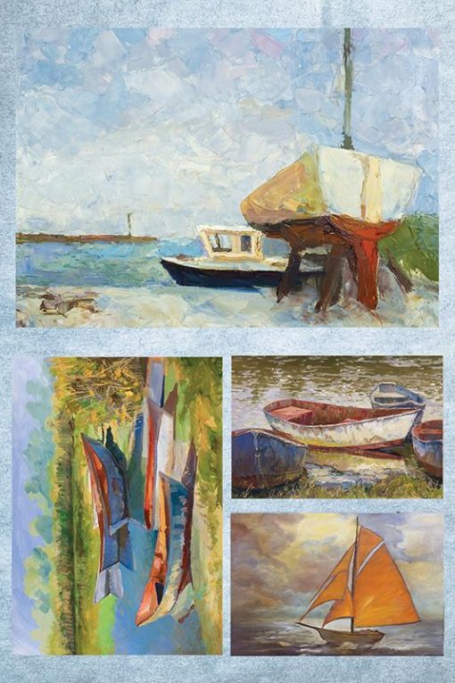 Χαρτί decoupage "Boats" 32x48εκ.