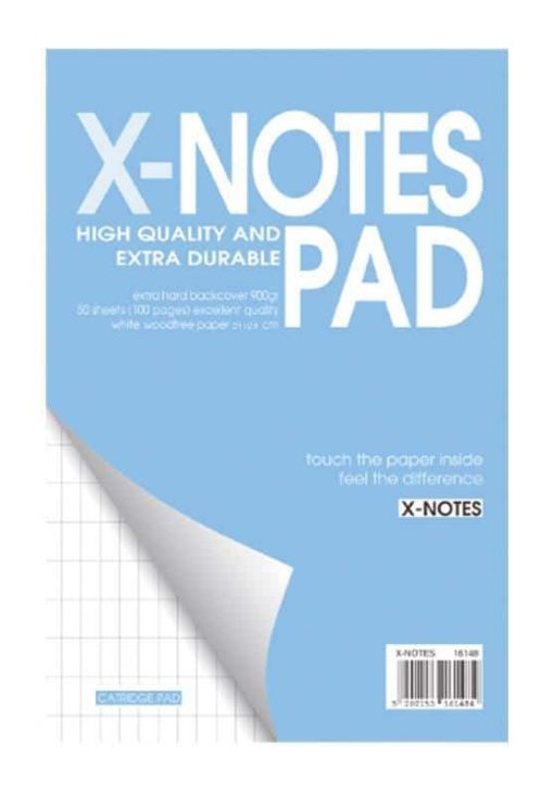 Next x-notes μπλοκ κατριγέ 21x29εκ. 50φυλ.