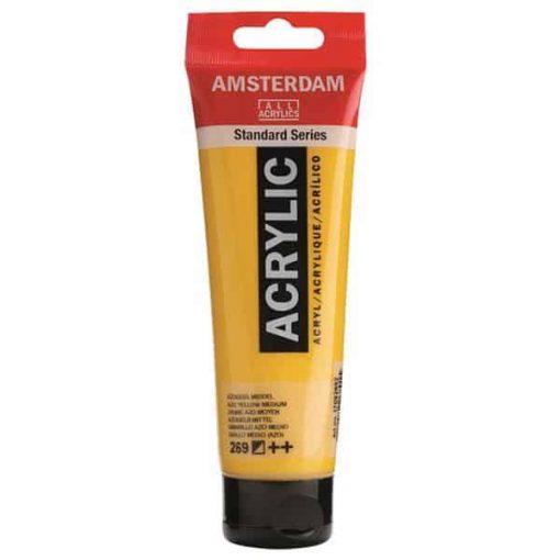 Talens amsterdam ακρυλικό χρώμα 269 azo yellow M 120ml