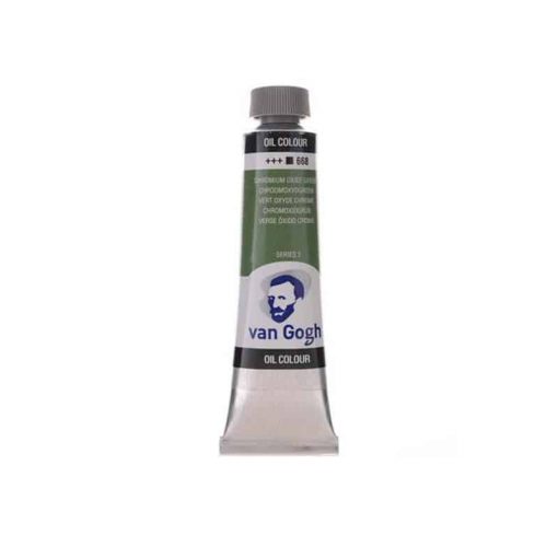 Talens van gogh χρώματα λαδιού 60ml (668-Chromium Oxide Green)