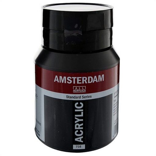 Talens amsterdam ακρυλικό χρώμα 735 oxide black 500ml