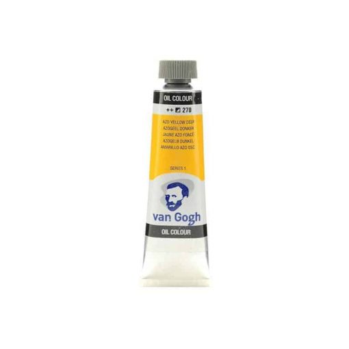 Talens van gogh χρώμα λαδιού 270 azo yellow deep 20ml