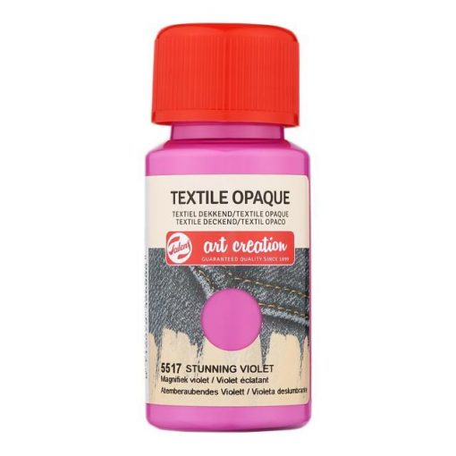 Talens χρώμα textile opaque 5517 stunning violet 50ml