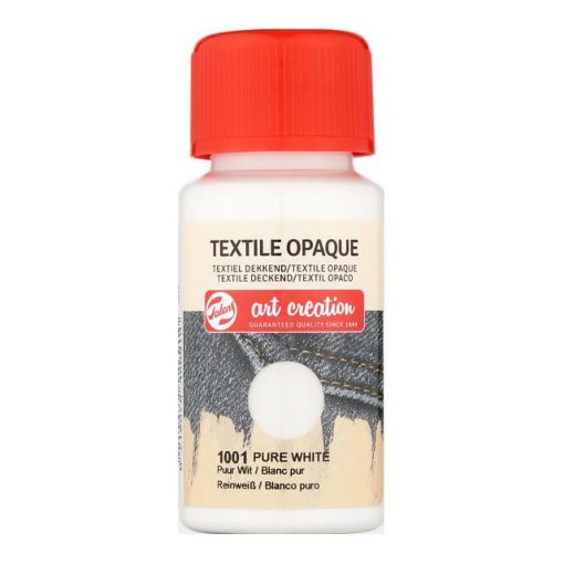 Talens χρώμα textile opaque 1001 pure white 50ml