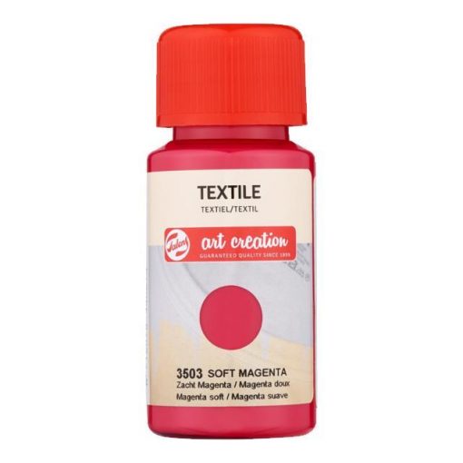 Talens χρώμα textile 3503 soft magenda 50ml