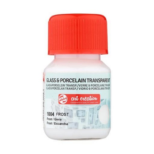 Talens χρώμα glass/porcelain transparent 1004 frost 30ml