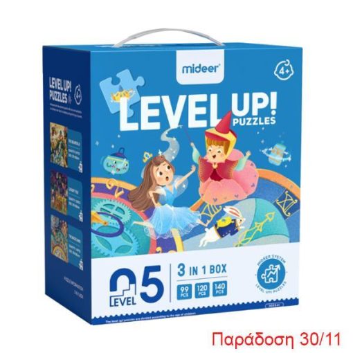 Mideer παζλ 3 σε 1 - Level Up 5 "Fairy Tale World" 99,120 - 140τμχ