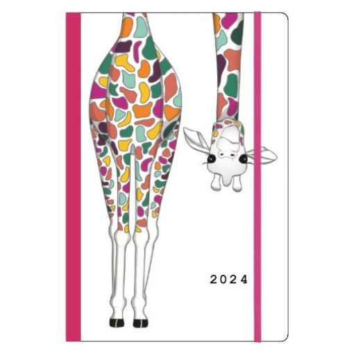 Next ημερολόγιο 2024 Trends ημερήσιο flexi με λάστιχο 14x21εκ. Giraffe